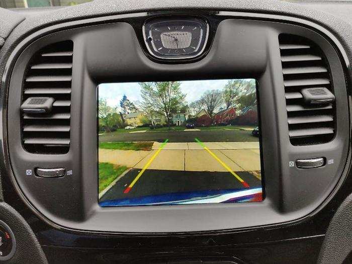 The touchscreen is also home to the car