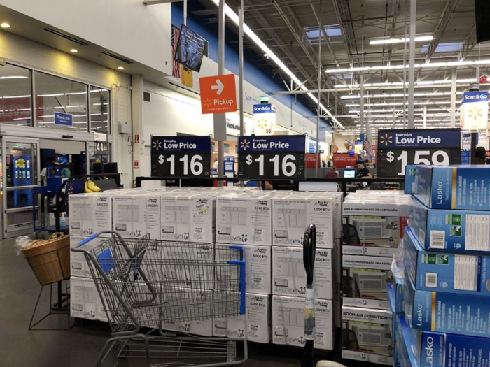 One Walmart associate described seeing numerous air conditioners being returned after the summer months, as well as electric heaters brought back for a refund in the spring.