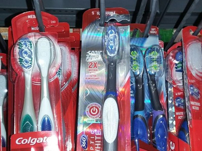 A Walmart associate told Business Insider that they often witness a group come in to return expensive electric toothbrushes, claiming that "they were a gift from my mom/sister/boyfriend but I don