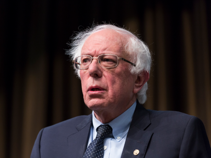 Sen. Bernie Sanders called for an end to hate and gun violence.