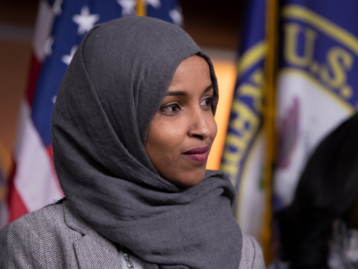 Rep. Ilhan Omar asked Americans to collectively rise against bigotry.