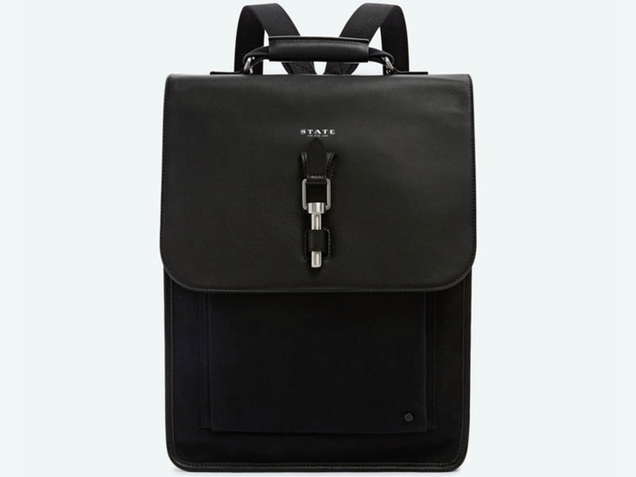 A stylish backpack that also gives back