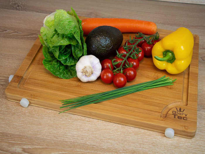 A heavy-duty cutting board