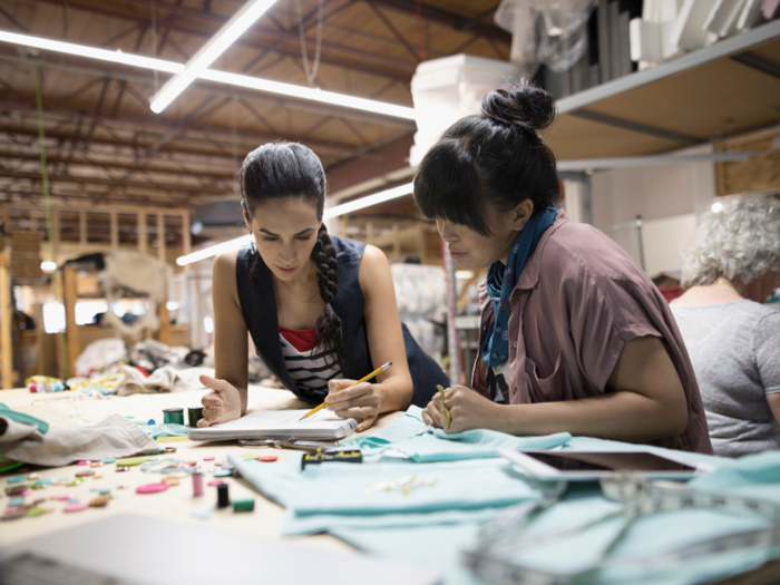 Textile design majors earn an average mid-career salary of $81,600 a year