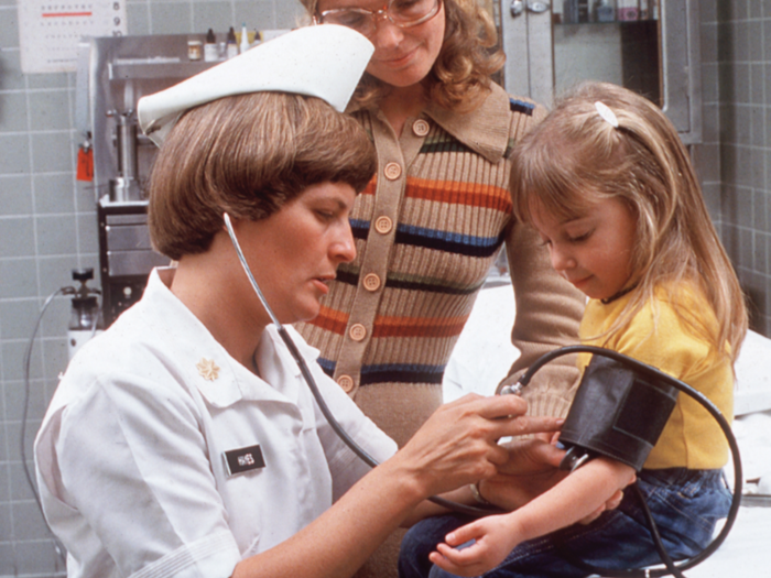 Nurse uniforms have undergone drastic changes over the last 50 years. White dresses with caps and stockings used to be standard in the industry.