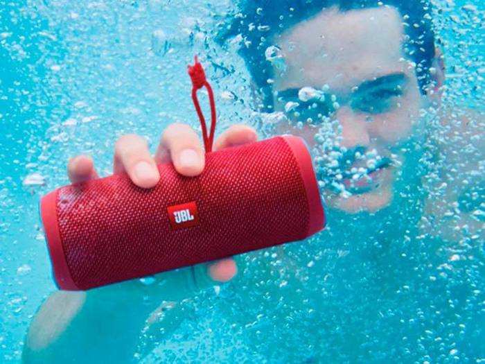 A waterproof speaker that