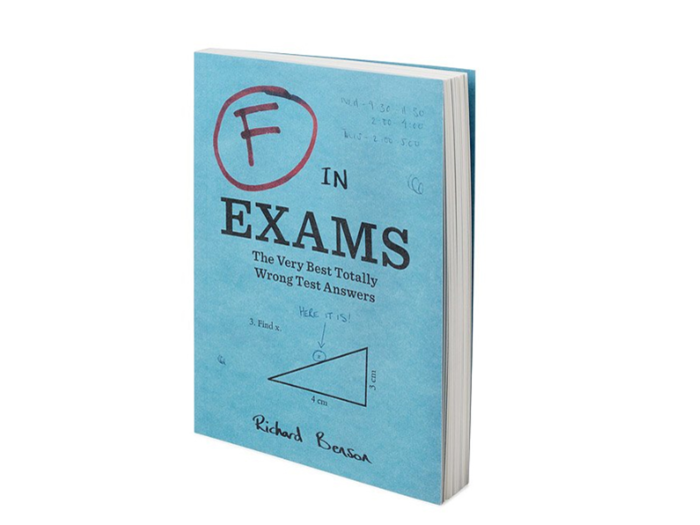 A book of all the funny wrong answers provided for test questions in the past