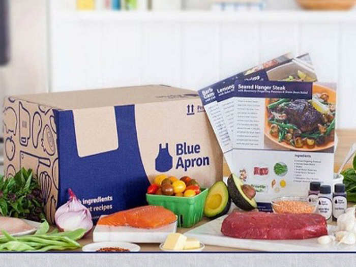 A Blue Apron gift card