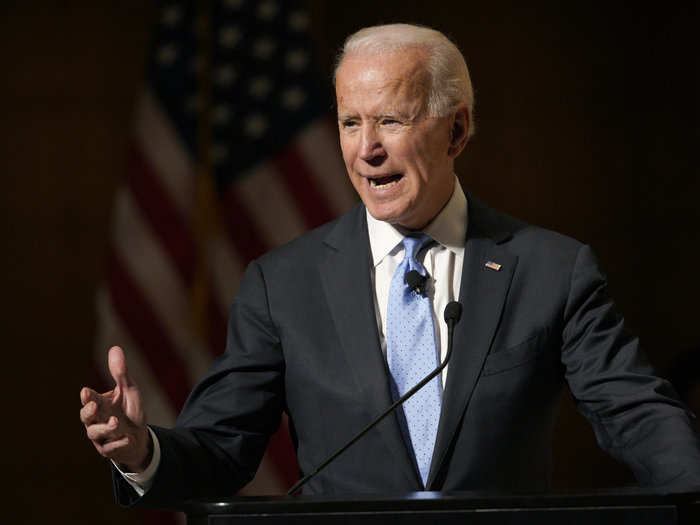 1: Former Vice President and Delaware Senator Joe Biden.