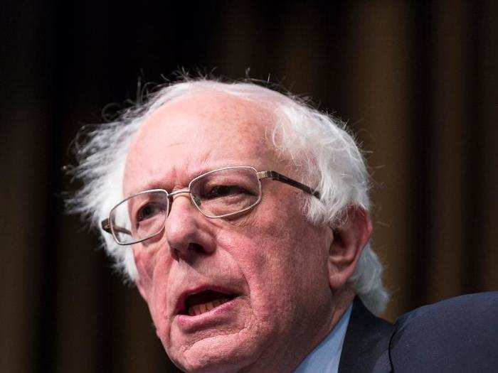 2: Vermont Sen. Bernie Sanders.