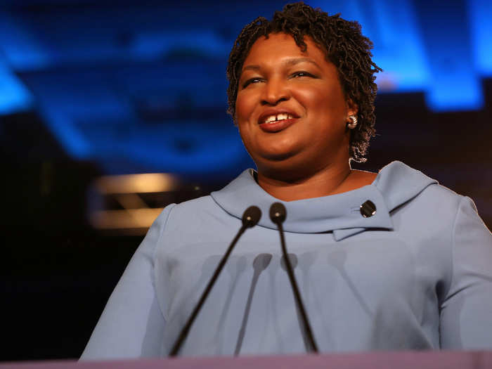 12: Former Georgia House of Representatives minority leader and 2018 gubernatorial candidate Stacey Abrams.