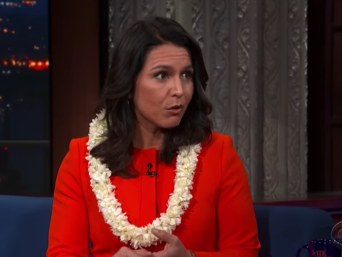 14: Hawaii Rep. Tulsi Gabbard.