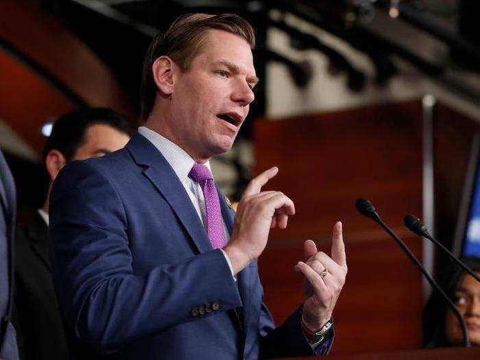 21: California Rep. Eric Swalwell.