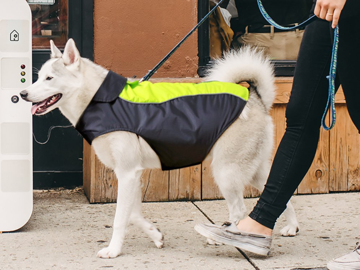 A light raincoat for inclement weather