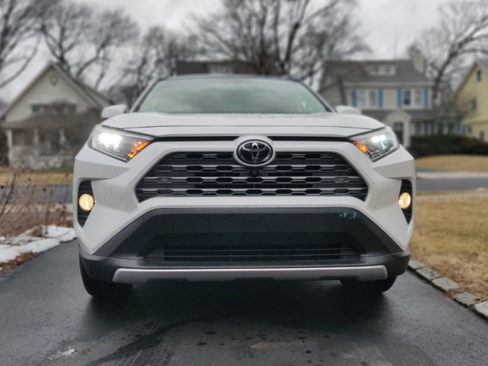 The RAV4 sheet metal is handsome and modern, delivering suburban civility with a subtle evocation of 4Runner/Land Cruiser ruggedness.