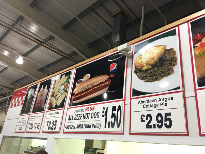 UK-based Costco members can dig into a meaty cottage pie at their local food courts.