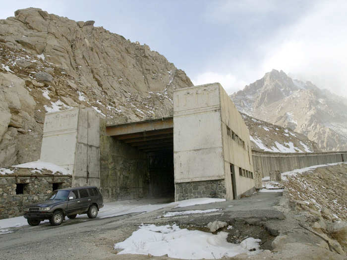 The Salang Tunnel in Afghanistan has leaky walls and collapsing roads.