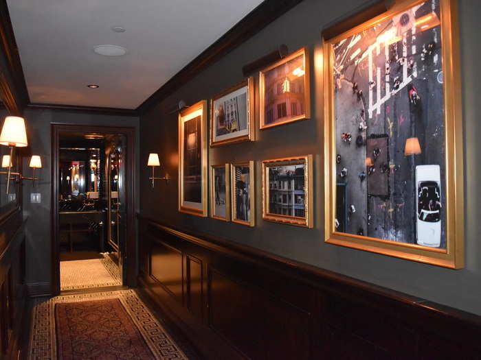 The dark, wooden walls gave a sort of luxurious feel to the bar.