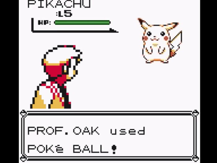 "Pokémon Red, Blue and Yellow" (1996)