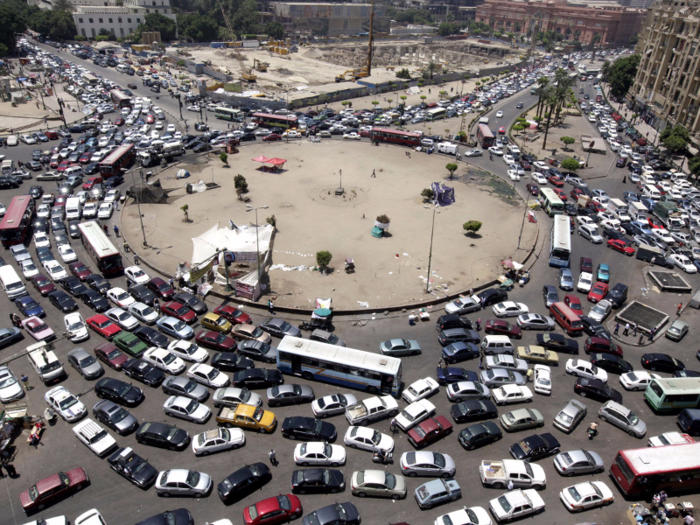 10. In Lagos, Nigeria and Cairo, Egypt, the traffic is so bad that it can sometimes take hours to drive a mile — and it can dictate the entire pace of your day.