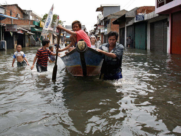 One of the most destructive floods took place in 2007. Around 70,000 homes were submerged and around 80 people died.