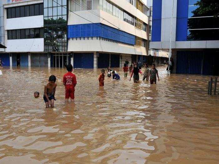 Jakarta currently rests on swampy land in a low-lying basin along the Java Sea.