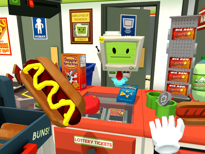 A robot told me to make hot dogs for customers, and I met my match again: the way I was facing didn