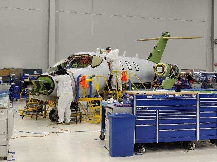 Every aircraft is meticulously hand assembled.