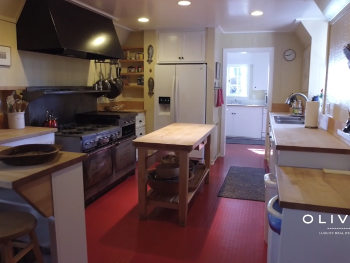 The large kitchen is ideal for cooking up casual, family meals.