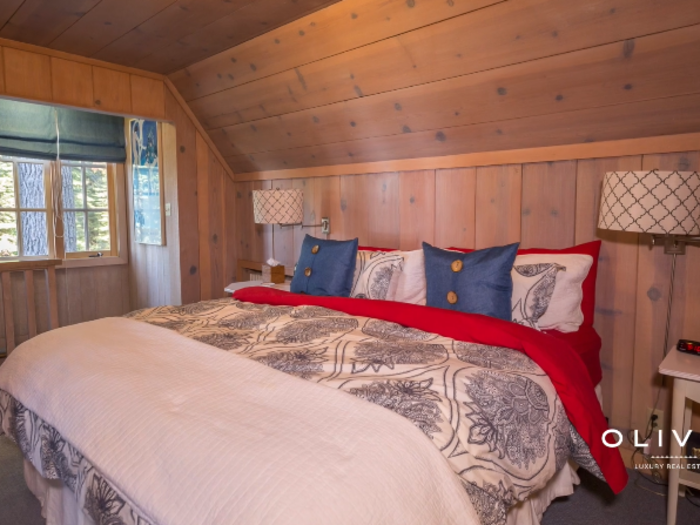 Additional bedrooms for guests are bountiful.