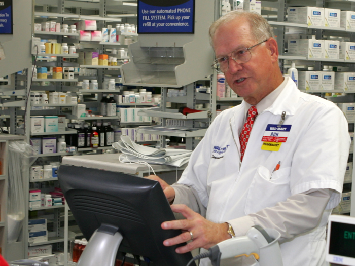 Pharmacists make an average of $119,710 a year