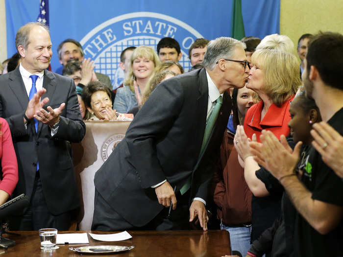 Gov. Inslee referred to Trudi as “a serenity in the eye of the storm" in his 2007 book "Apollo Fire," and Inslee