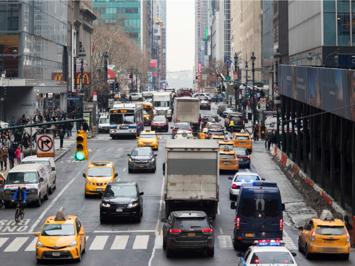 2. New York City, New York: NYC drivers get paid $1,496.08 per month on average.