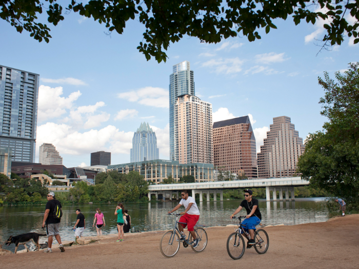 14. Austin, Texas: Austin drivers get paid $593.78 per month on average.