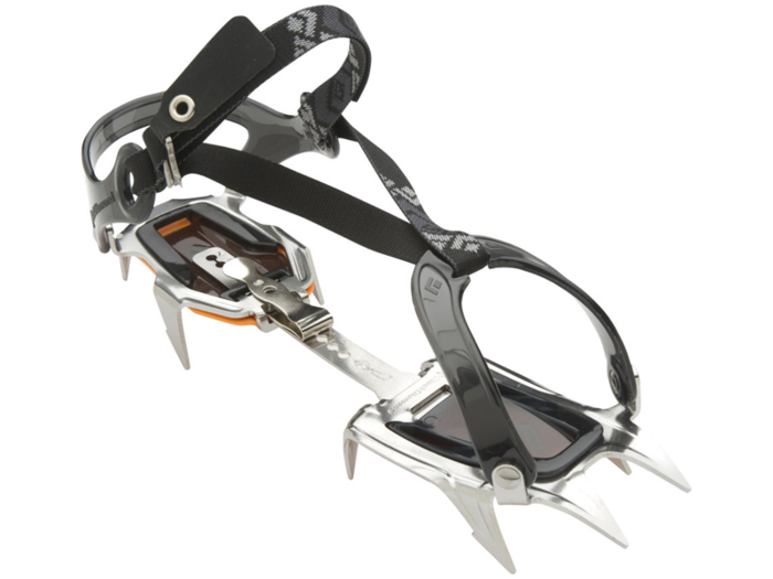 A pair of crampons that fits your boot type