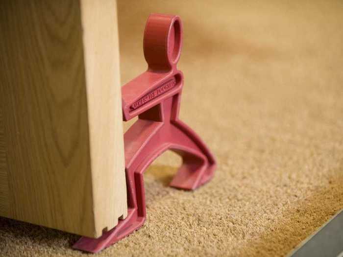 7. Carry a doorstop — and use it in any situation that makes you feel unsafe.