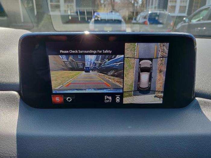 The 7-inch screen is also the primary display for the CX-5