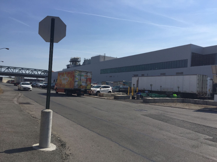 The food delivery business moved to this 400,000-square-foot facility from its original base in Long Island City, Queens, in 2018.