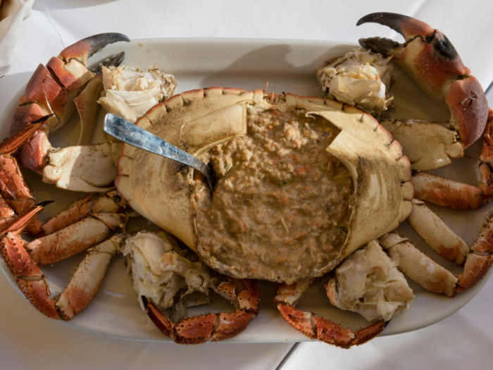 10. Stuffed crab to go