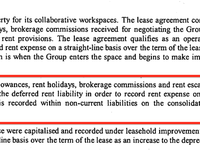 Here is where WeWork gets its credit: Landlords offer WeWork deferred rent payments or "rent holidays" if WeWork improves the buildings.