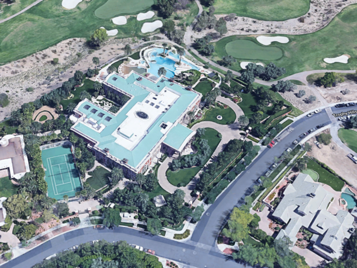 The Adelsons live in a megamansion in Summerlin, an affluent Las Vegas planned community.