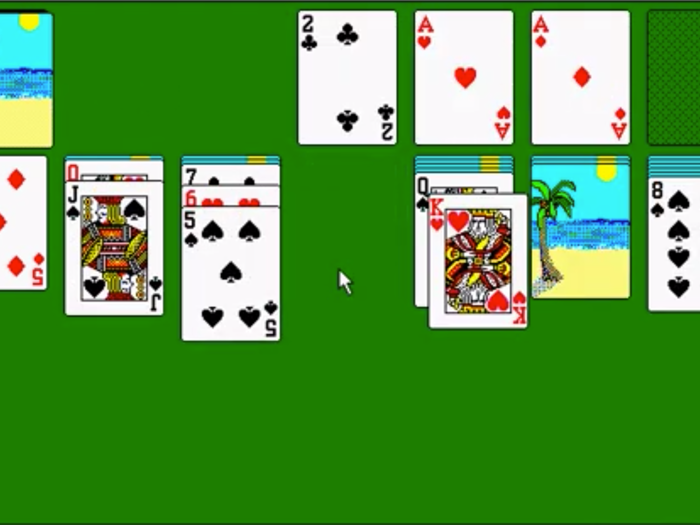 "Microsoft Solitaire" has been included with Windows since 1990, and is one of the most commonly played video games of all time.