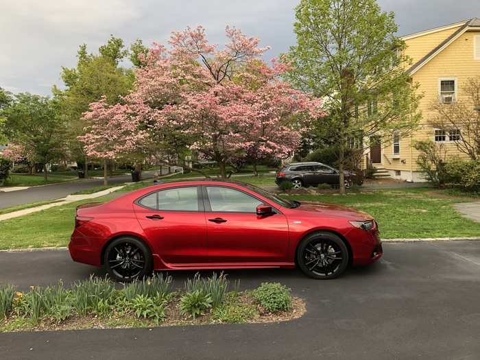 A special package includes TLX A-Spec PMC specific features, including black 19-inch wheels.