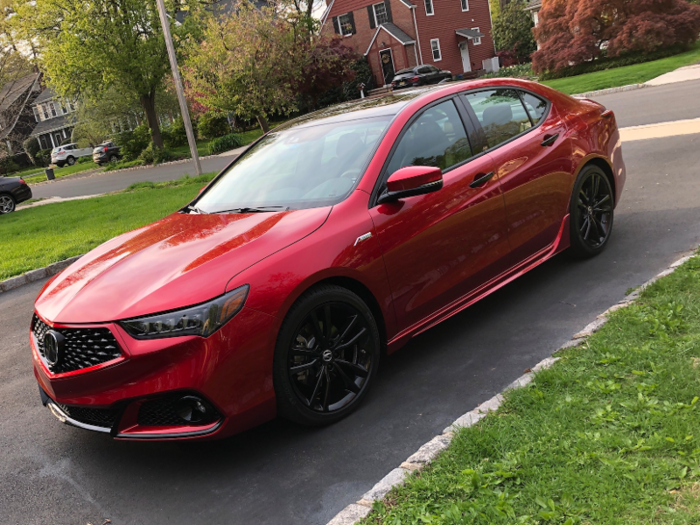 I have nothing against Ferrari red, but THIS Acura red is stunning.