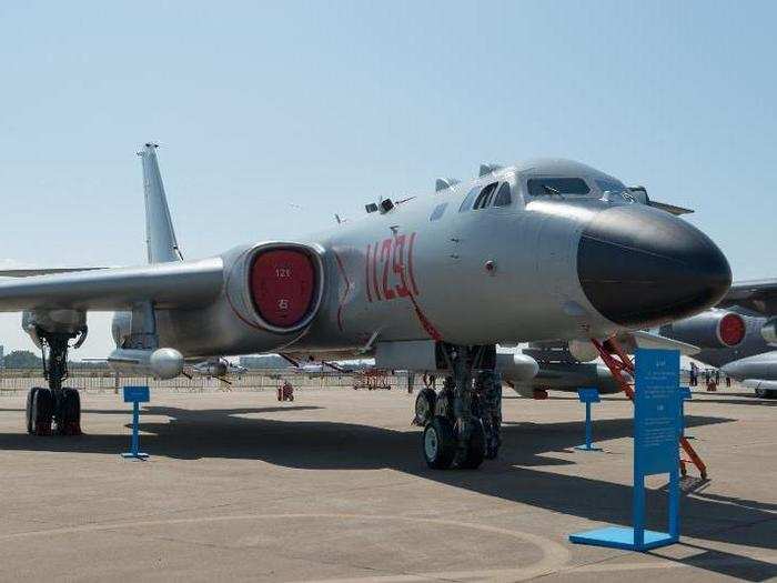 In the air, China has bombers capable of carrying nuclear missiles.