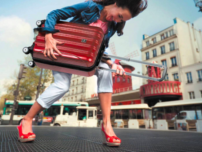 The best hard case checked luggage