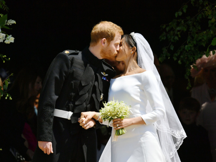 The couple married in May, an unlucky month per royal superstition.