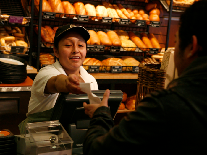 And two Panera Bread employees told Business Insider that, by and large, the diners they meet are quite pleasant. "While there are some exceptions, Panera Bread customers are some of the nicest I