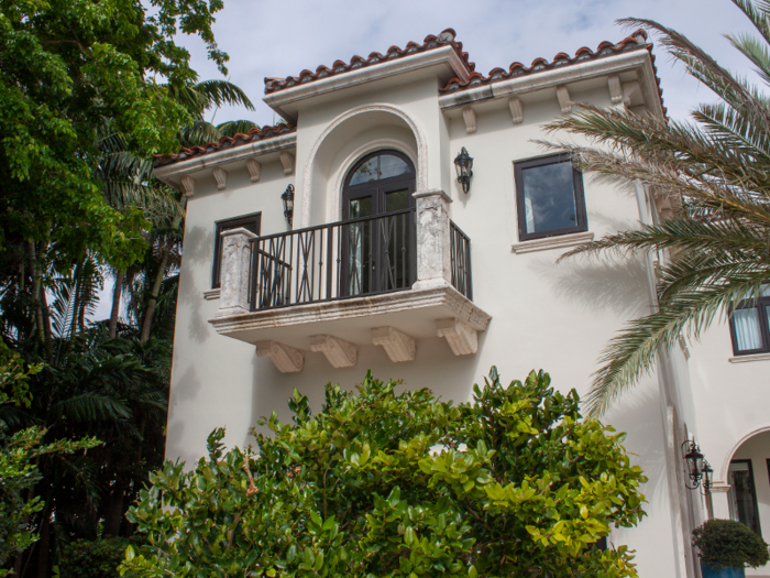 The 9,709-square-foot waterfront home was built in 1977 and remodeled in 2016.