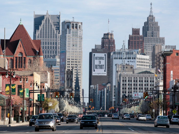 13. Detroit, Michigan